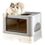 Foldable Top Entrance Litter Box with Drawer(41cm)