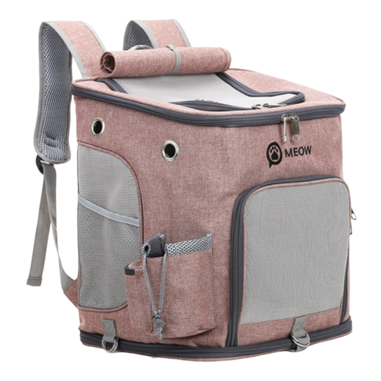 Pet Backpack - Canvas and Mesh (40cm)