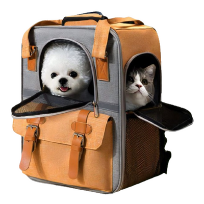 Pet Backpack - Oxford, Mesh and Cotton (32cm)