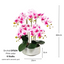 Artificial Pink Orchid in Ceramic Pot