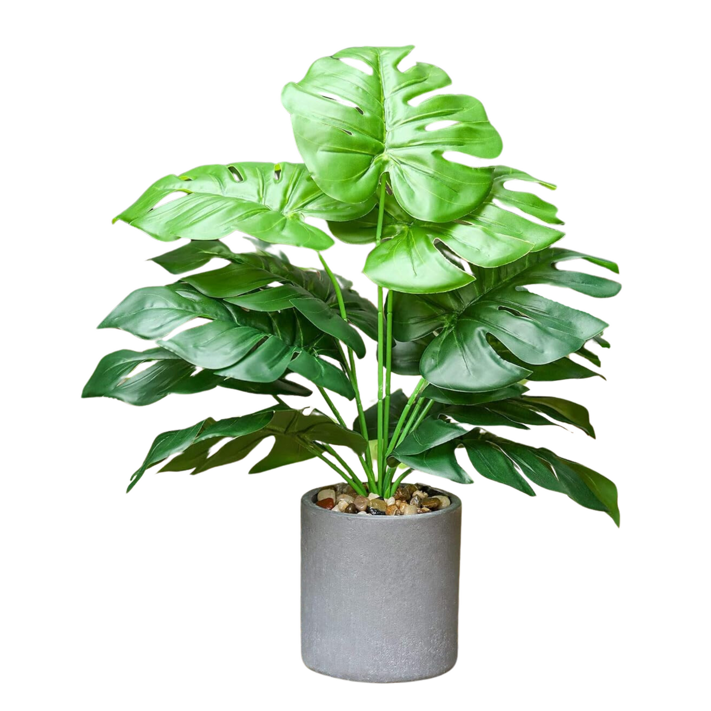 Artificial Small Potted Plant - Cement pot (45 cm)