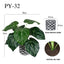 Artificial Small Potted Anthurium Plant- Pulp Pot (33cm)