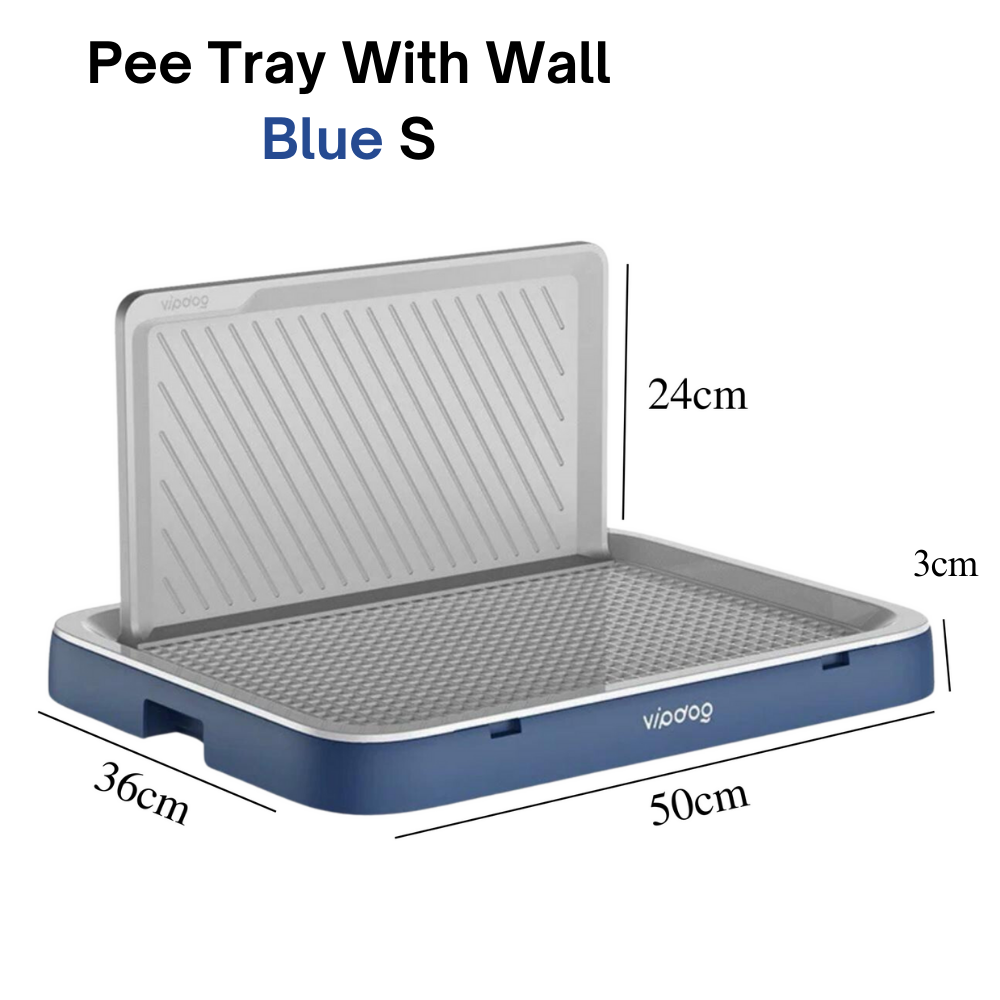 Training Pee Tray With Wall (With Guard)