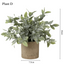 Artificial Small Table Plant in Pulp Pot