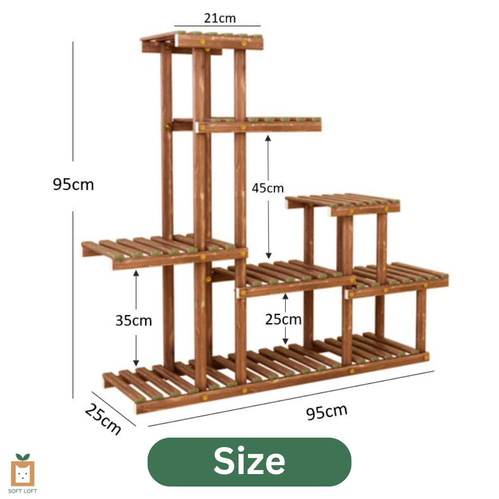 Multi-layer Wooden Rack