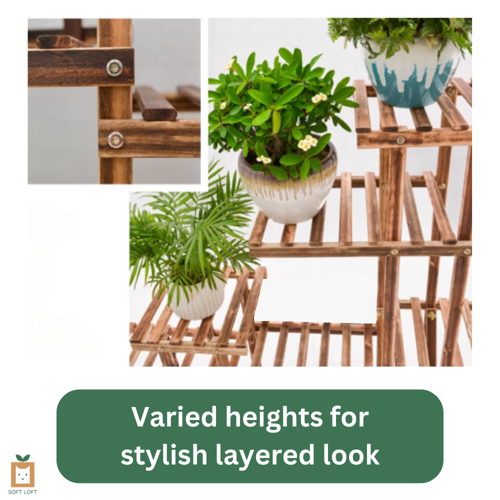 Multi-layer Wooden Rack