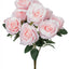 Artificial Rose Flower with Leave (3 stems)