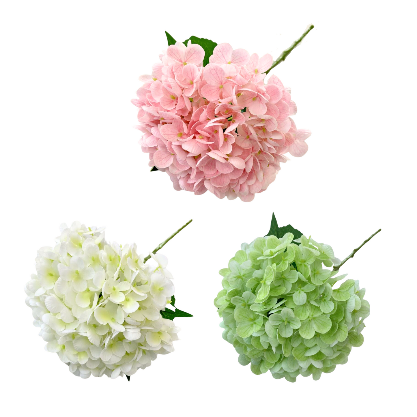 Artificial Hydrangea Flower Single Stem