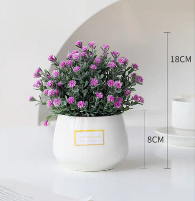 Artificial Small Table Plant AA in Ceramic Pot