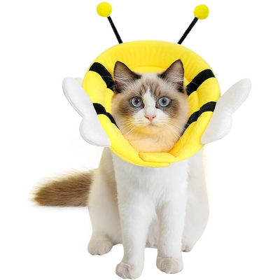 Pet Cone Collar (Bumble Bee)