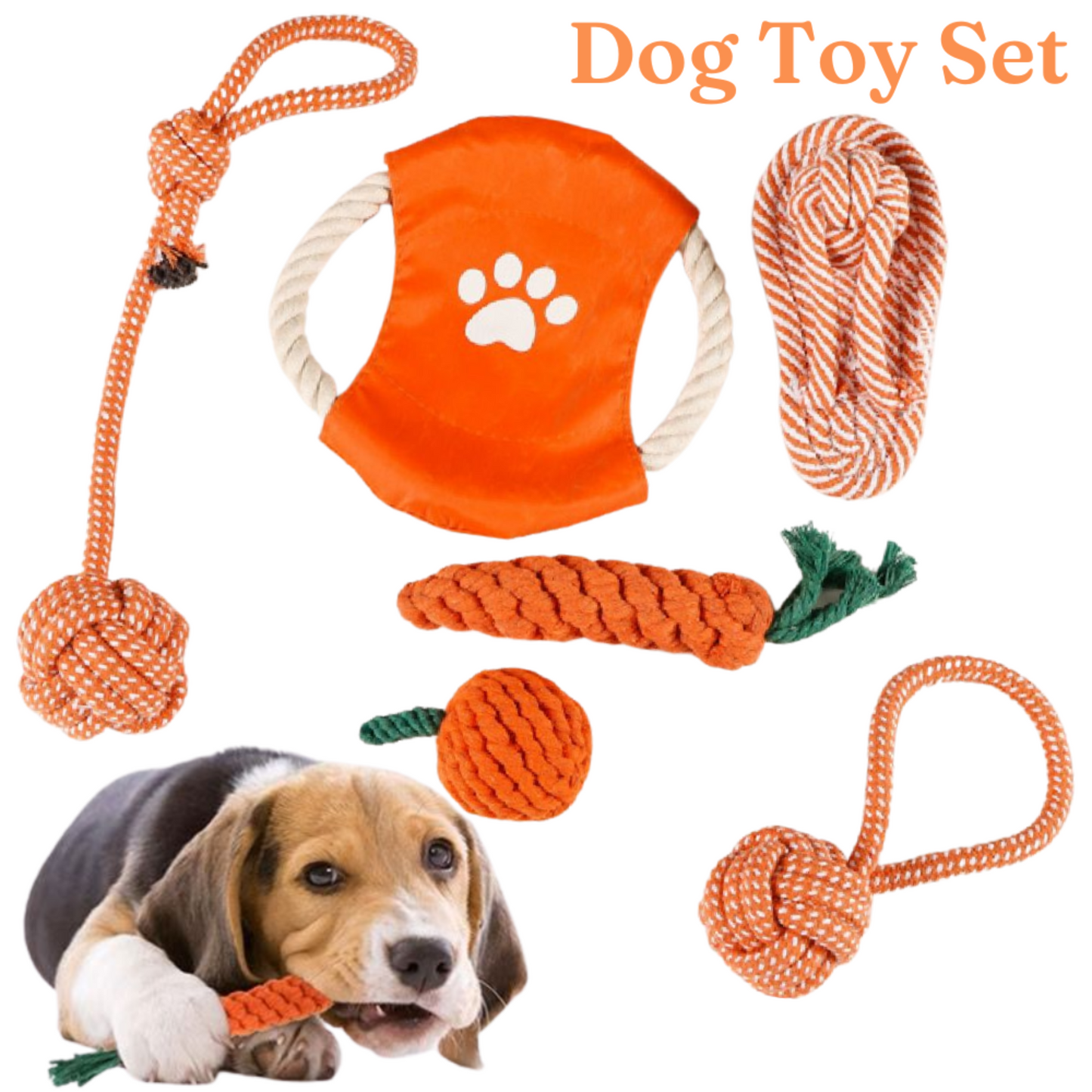 Dog Tug Toy Set