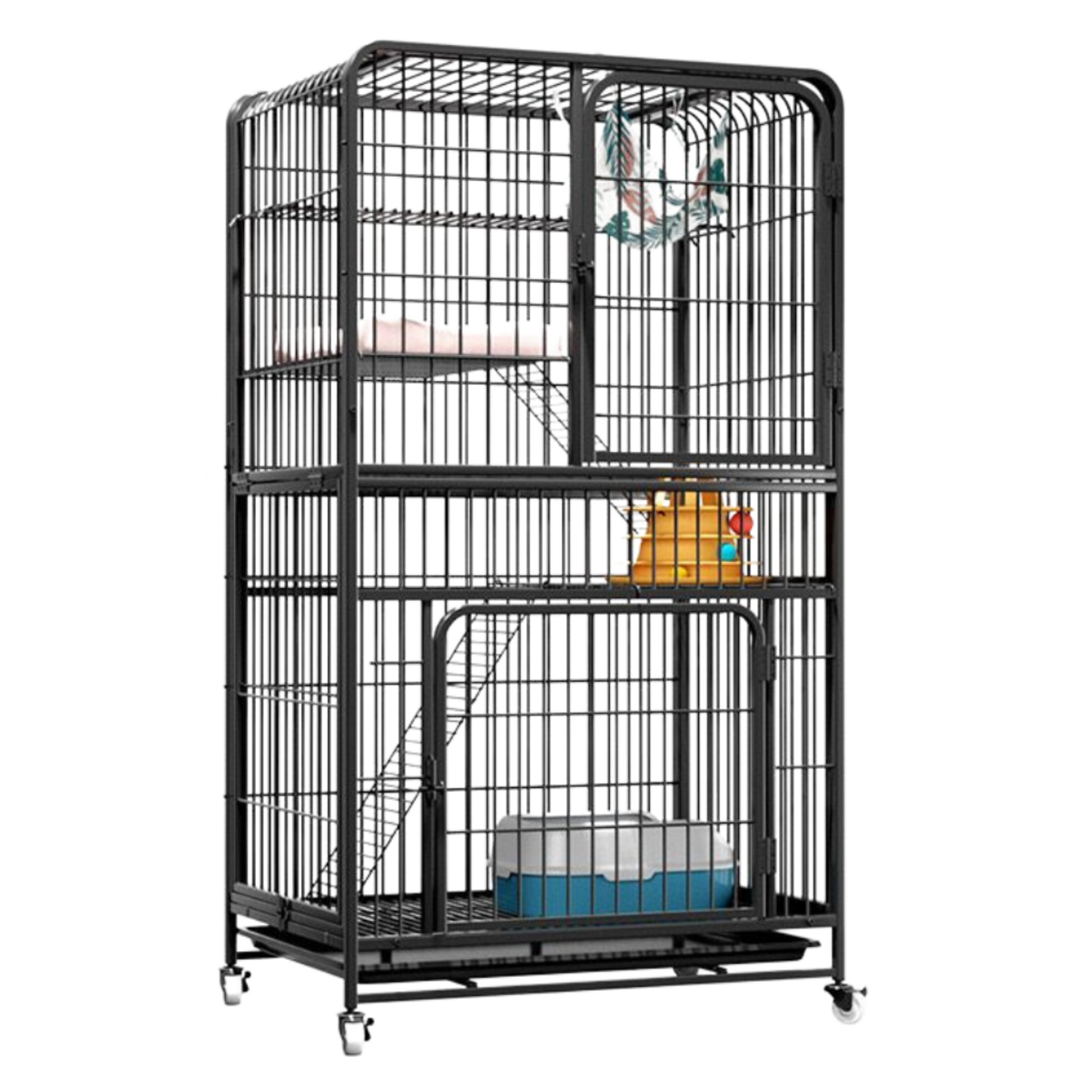 4 Tier Metal Cat Cage Crate