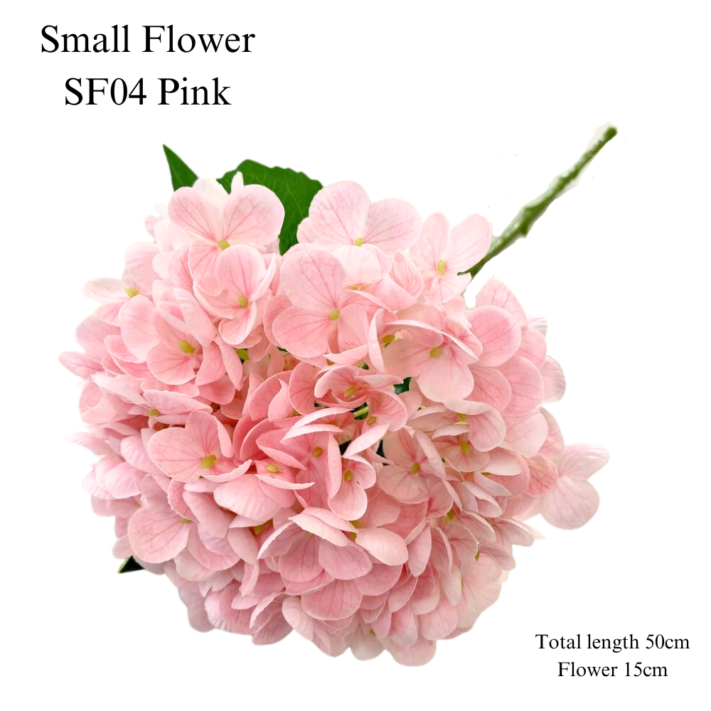 Artificial Hydrangea Flower Single Stem