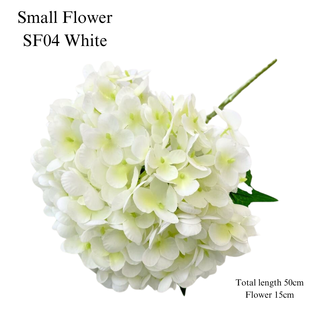 Artificial Hydrangea Flower Single Stem