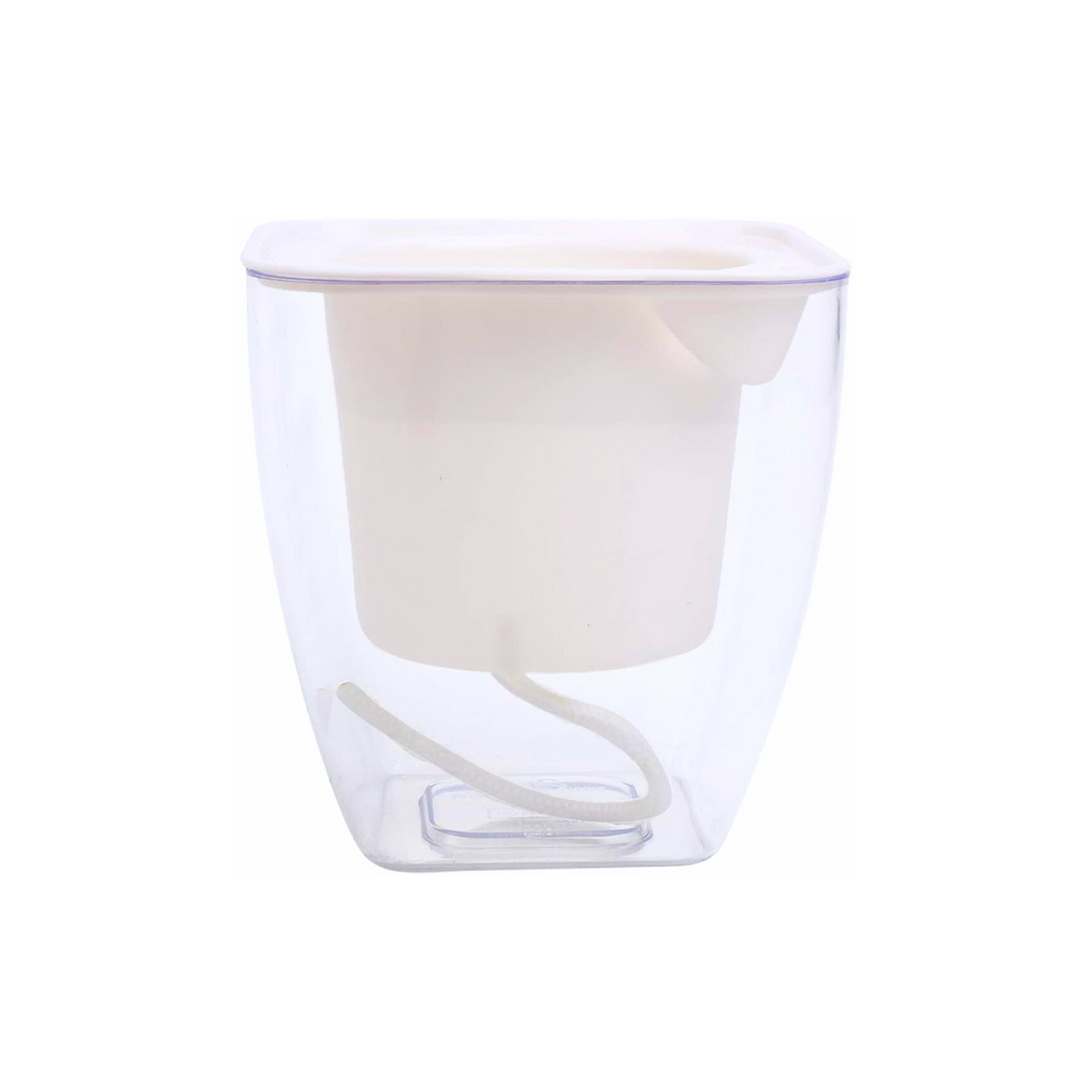Transparent Table Base Pot Self Watering Transparent Pot