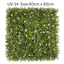 UV Resistant Boxwood Hedge with White Flowers for Indoor & Outdoor Decoration