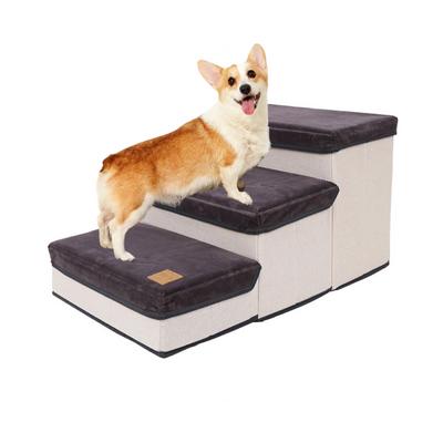 Pet Stairs With Storage (Foldable)