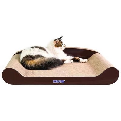 Lounge Cat Scratching Board (Brown)