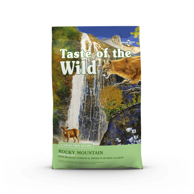 Taste Of The Wild Rocky Mountain - Feline Recipe Grain-Free Dry Cat Food With Roasted Venison & Smoke-Flavored Salmon 2kg & 6.6kg