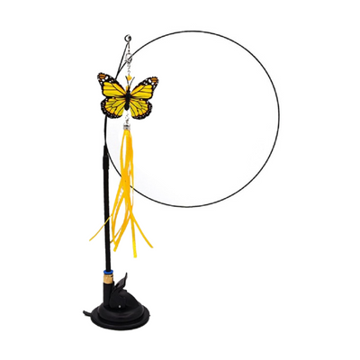 Suction Cup Cat Teaser Toy (Butterfly)