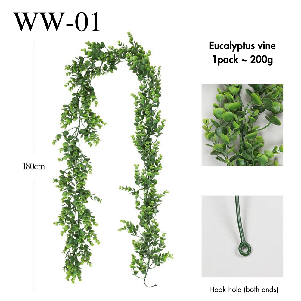 Artificial Hanging Vine For Wall Plant