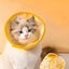 Pet Cushion Cone Collar (Yellow Bunny Print)
