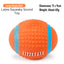 Squeaky Latex Rubber Dog Toy Soft Balls - Rugby Ball