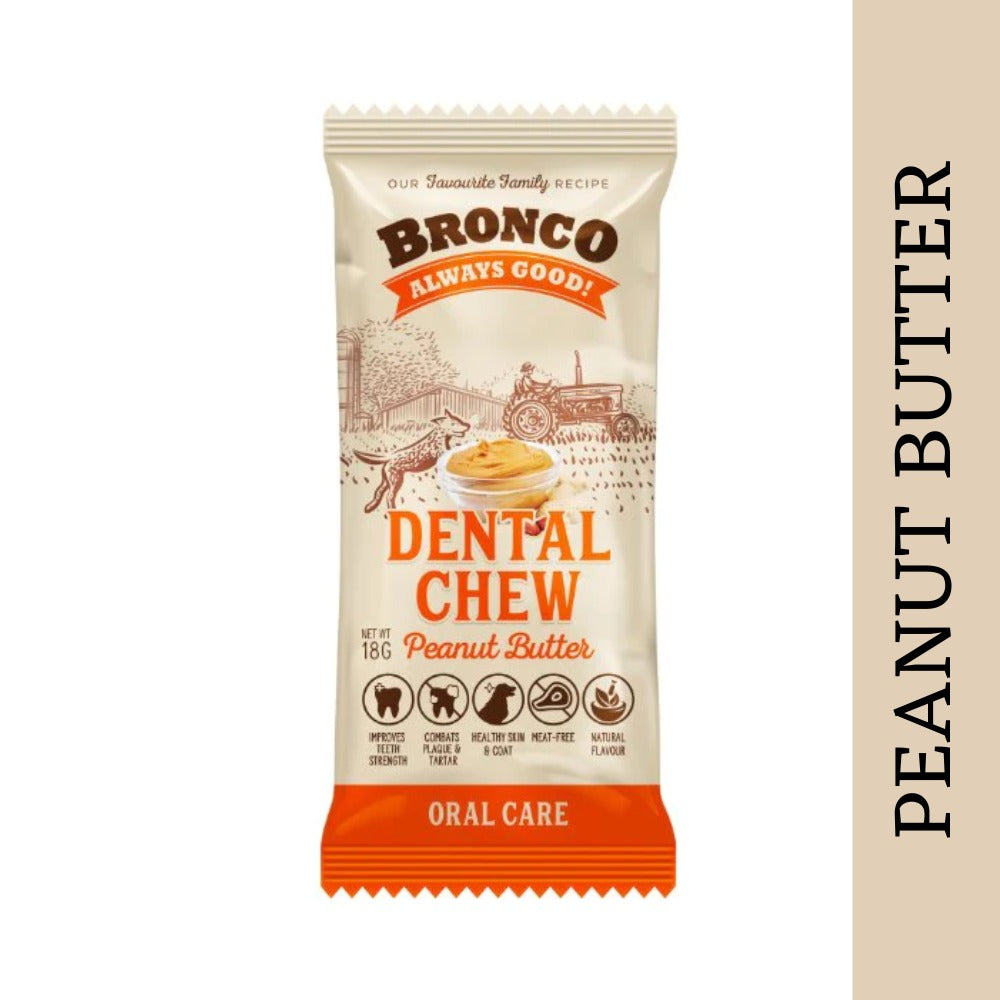 Bronco Dental Chew for Dogs 18g