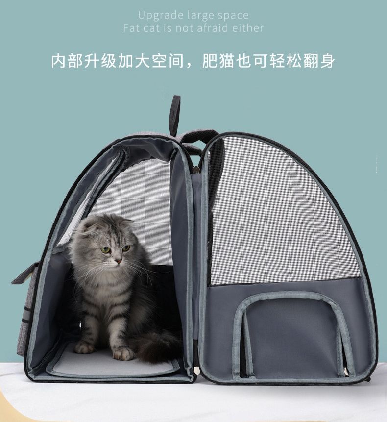 Pet Luggage & Backpack (Trolley Removable)