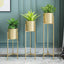 Plant Gold Pot with Gold Stand 60cm-90cm