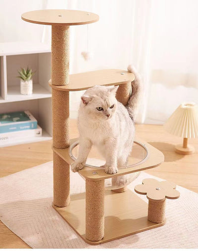 80cm Kitten Cat Plywood Condo