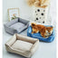 Removable Modern Blue Pet Bed