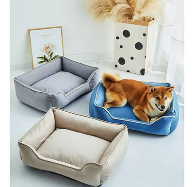 Removable Modern Blue Pet Bed