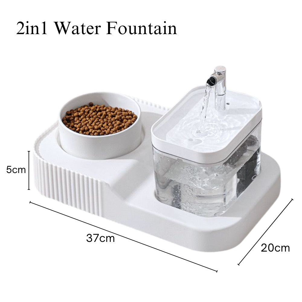 Smart Pet 2-in-1 Fountain & Feeder