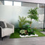 Set 3 - Artificial Plants + White Stone