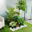 Set 3 - Artificial Plants + White Stone