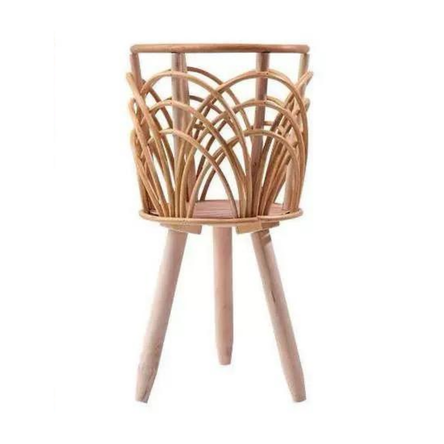 Nordic Bamboo Basket With Stand