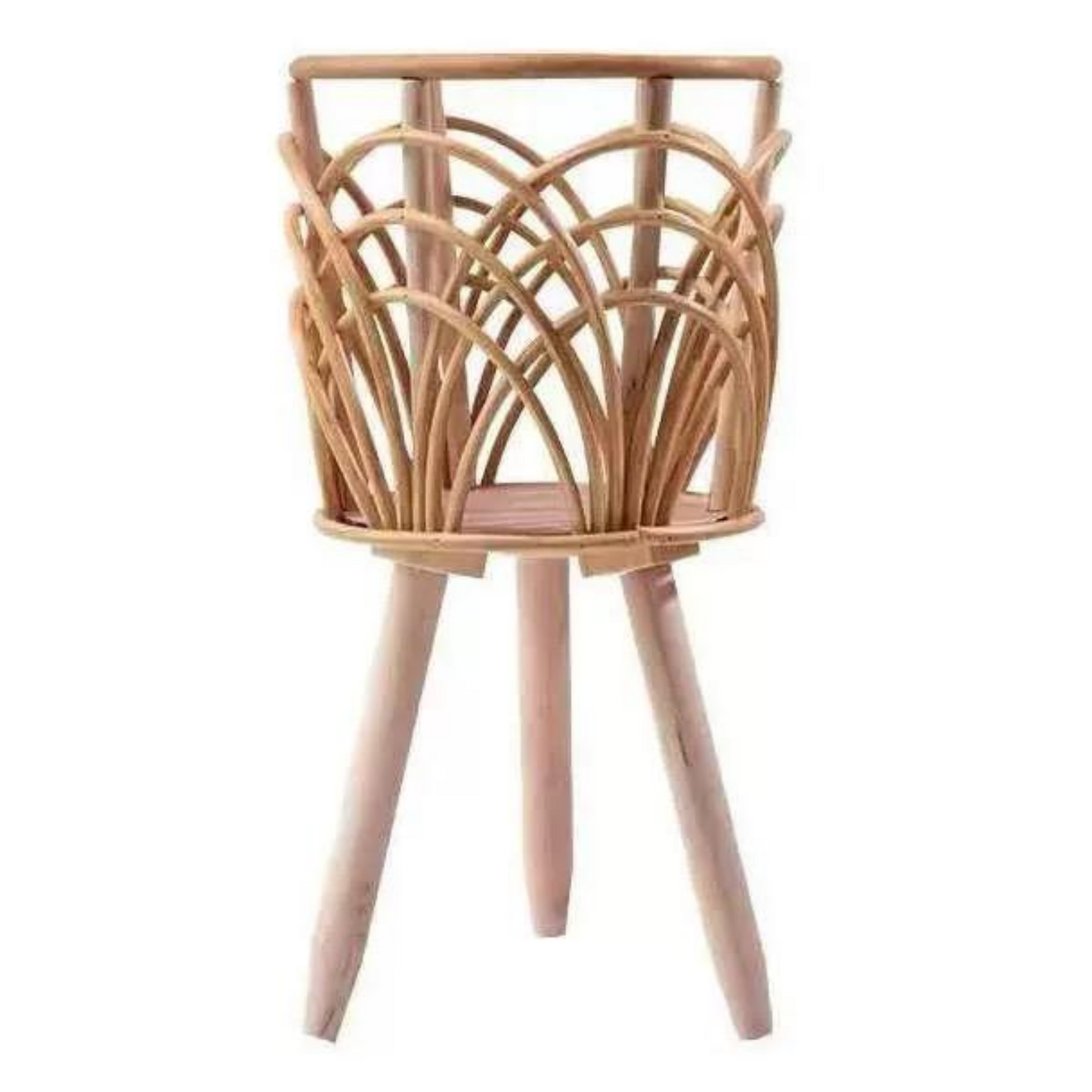 Nordic Bamboo Basket With Stand