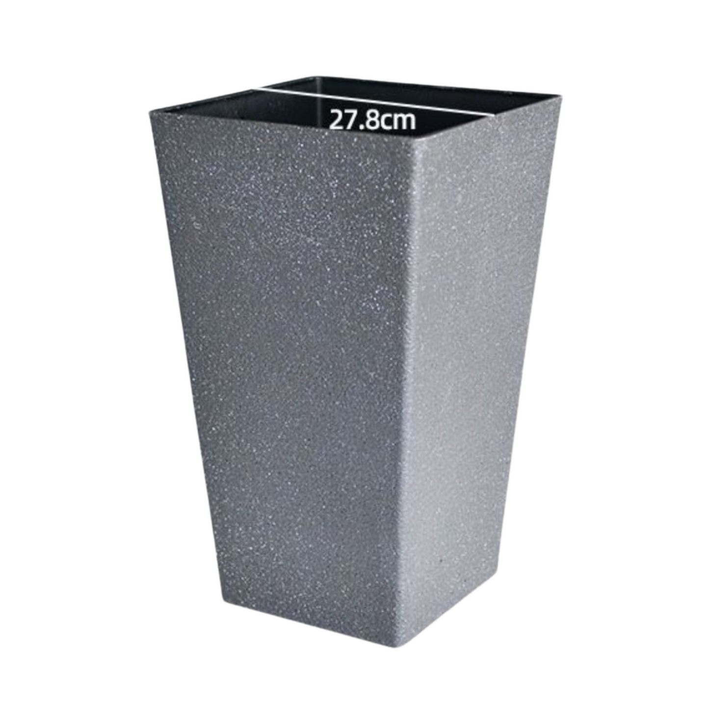 Imitation Tall Plant Pot (Grey)