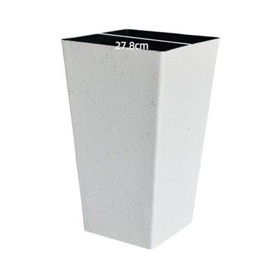 Imitation Tall Plant Pot (White)