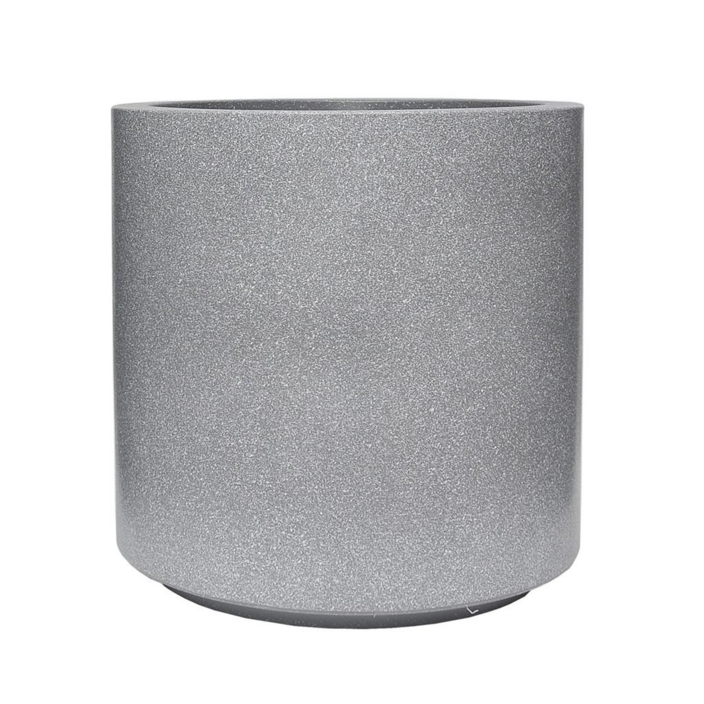 Imitation Round Plant Pot (Light Grey)