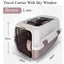 Pet Travel Carrier with SkyWindow - Brown