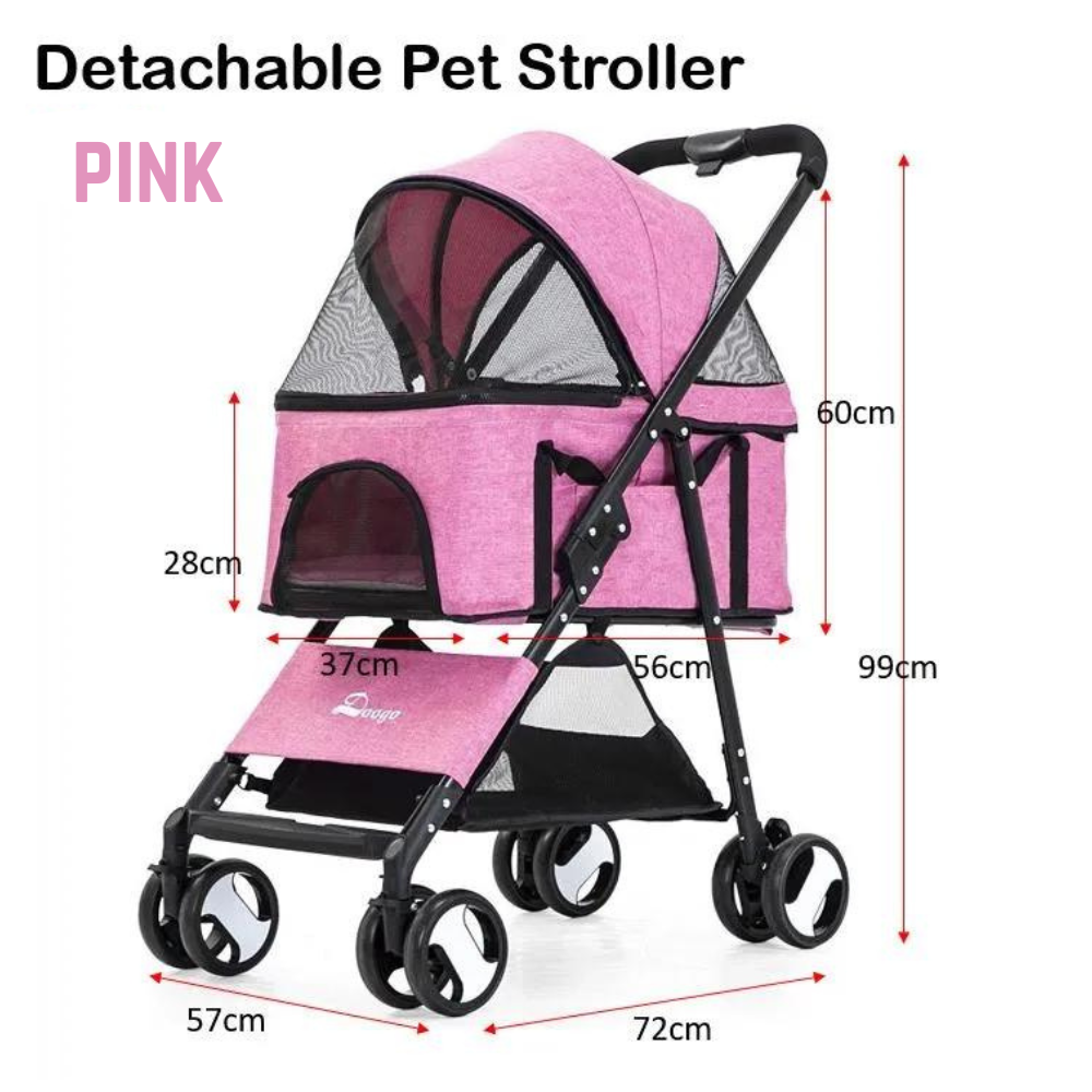 3in1 Pet Stroller, Carrier and Car Seat