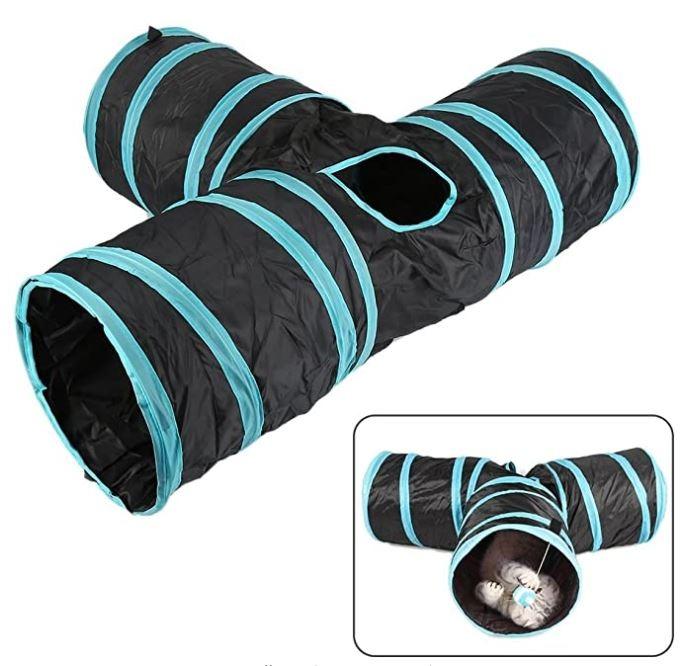 Cat Collapsible Indoor T-Type Tunnel