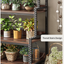 3-Tier Plant Rack Brown 160cm Height