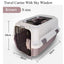 Pet Travel Carrier with SkyWindow - Brown