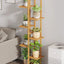 Brown Bamboo Plant Rack 142cm