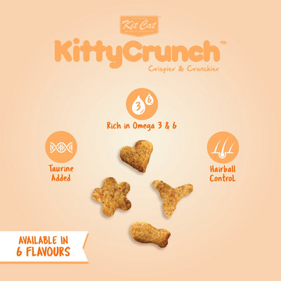 Kit Cat Kitty Crunch Treats 60g (3packs)