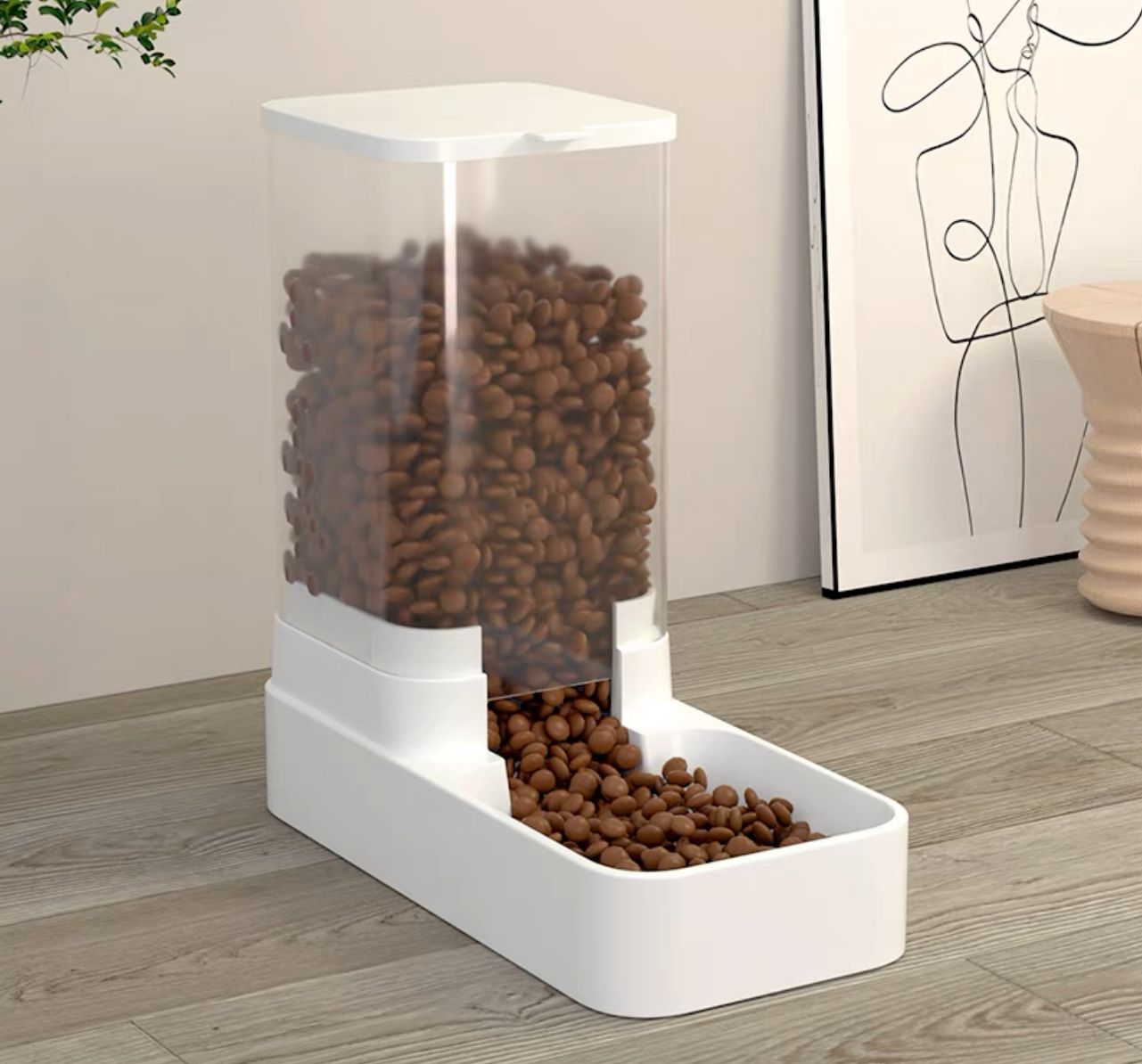 Gravity Automatic Food and Water Pet Feeder (2.6L)