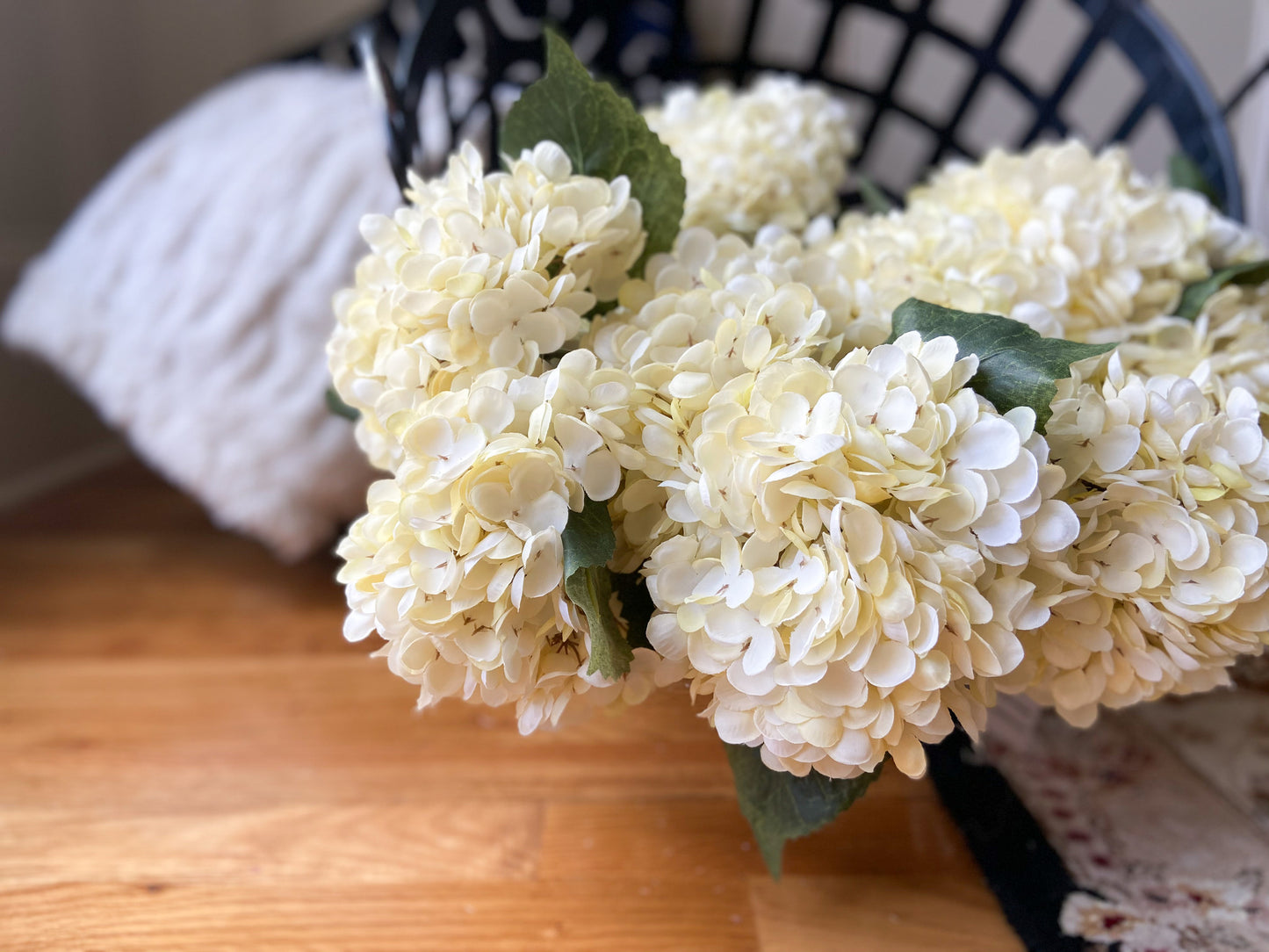 Artificial Hydrangea Flower Single Stem